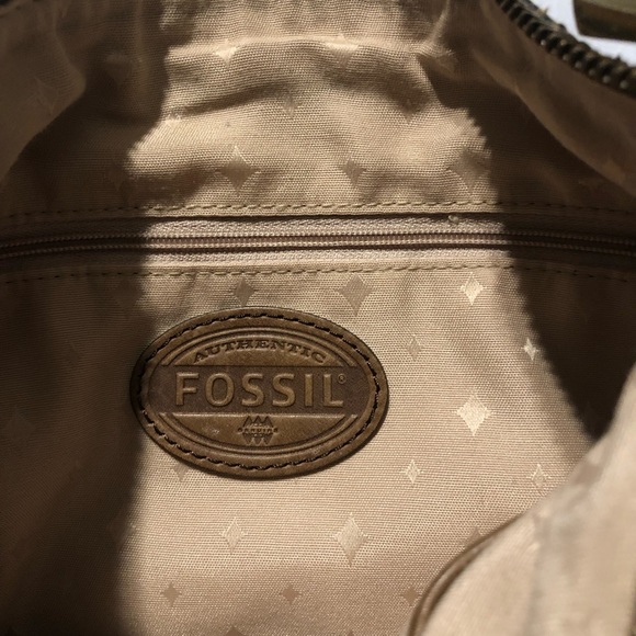 Fossil EXPLORER Tan Leather Crossbody Bag , - Picture 5 of 6